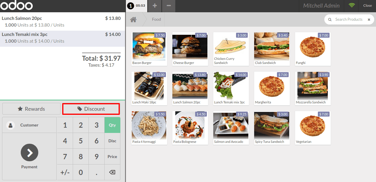 odoo-13-pos-discount
