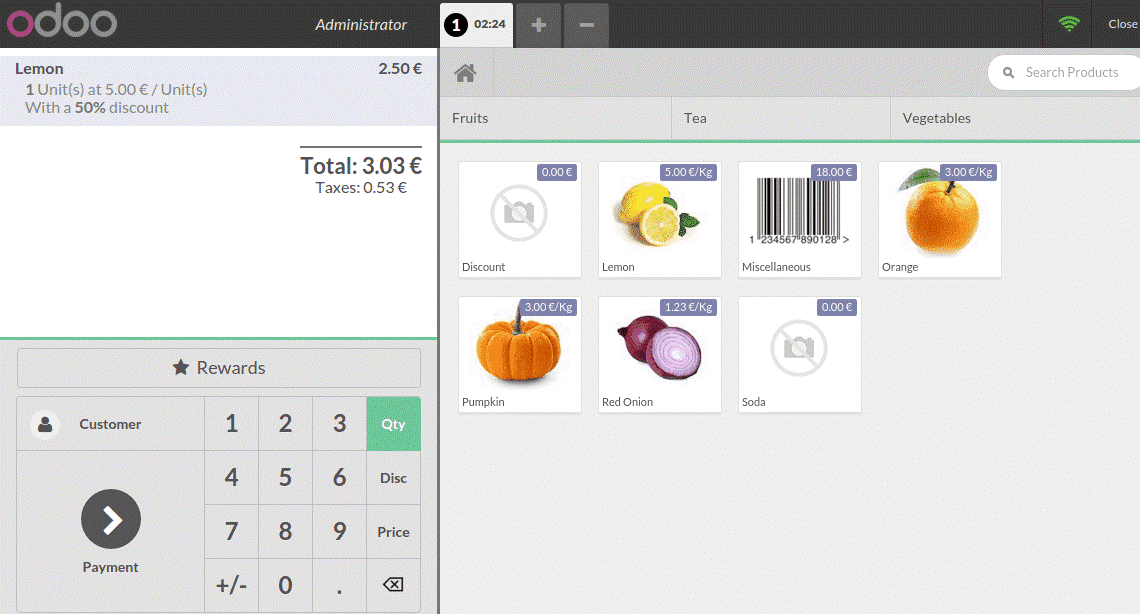 odoo 12 point of sale features