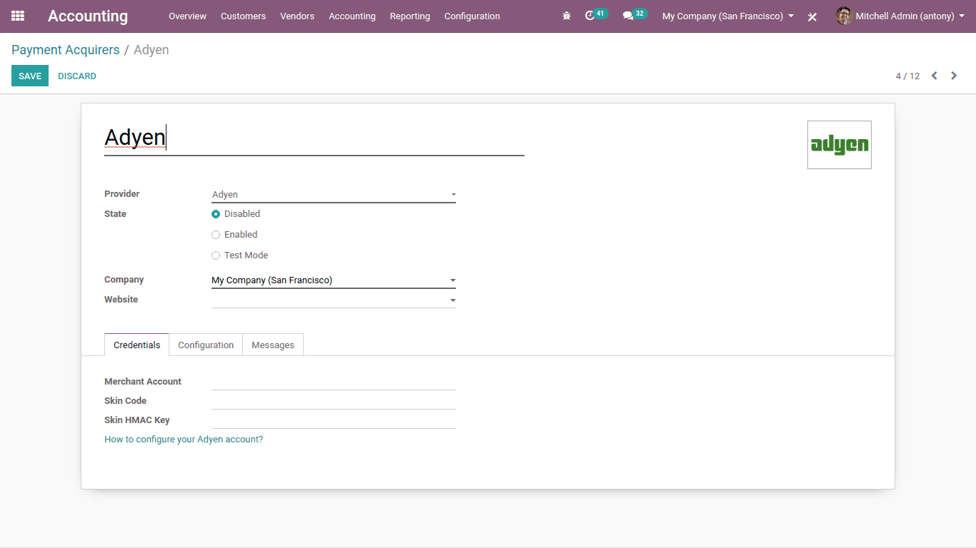 payment acquirers in odoo 13 cybrosys