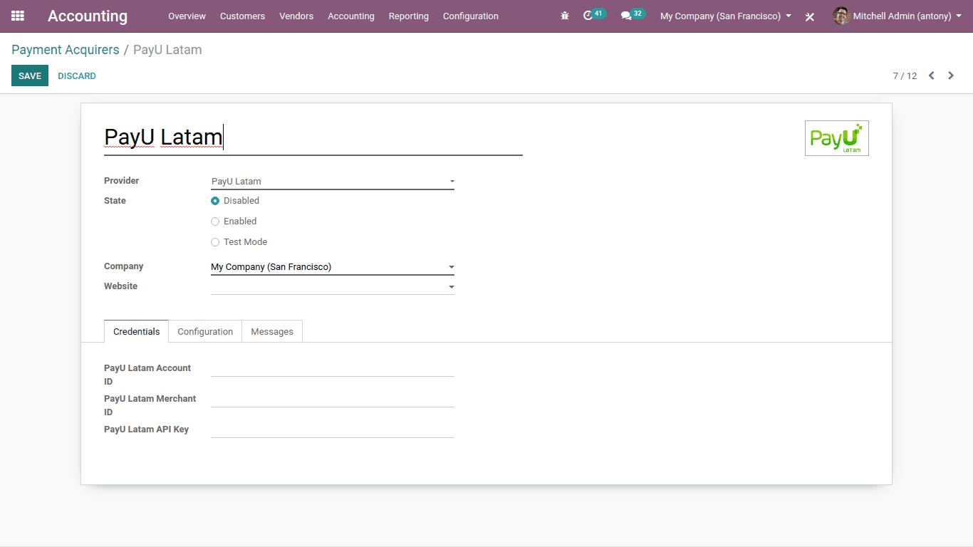 payment acquirers in odoo 13 cybrosys