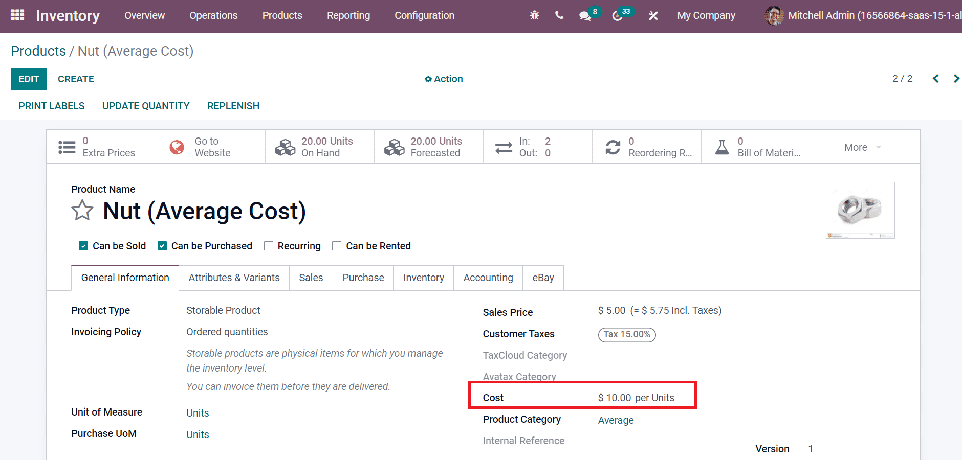 product-costing-method-in-the-odoo-15-inventory-cybrosys