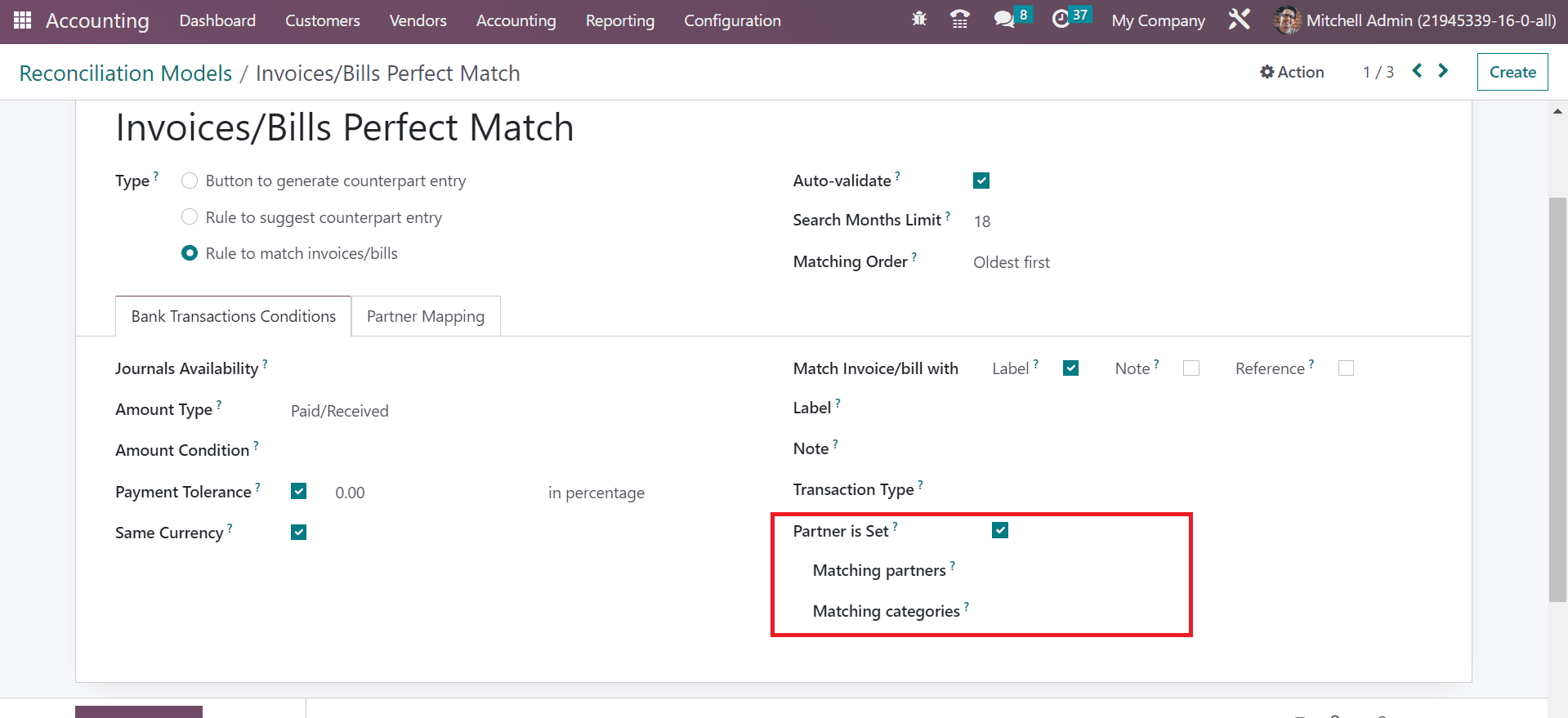 Reconciliation Models within the Odoo 16 Accounting App-cybrosys