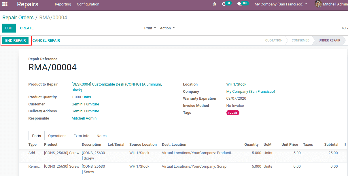 repair-management-in-odoo-13