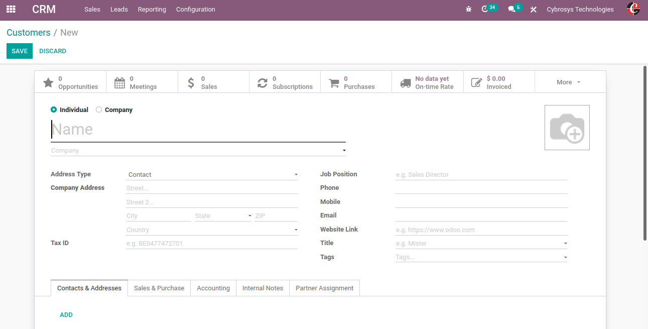 sales-and-crm-in-odoo-14