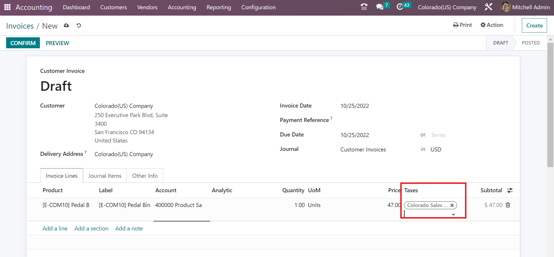 sales-tax-configuration-in-colorado-us-using-odoo-16-accounting-cybrosys