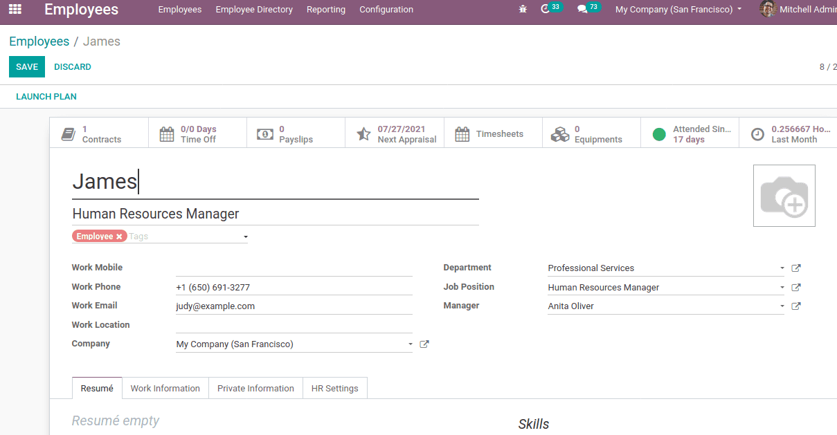 skill-management-module-in-odoo-13