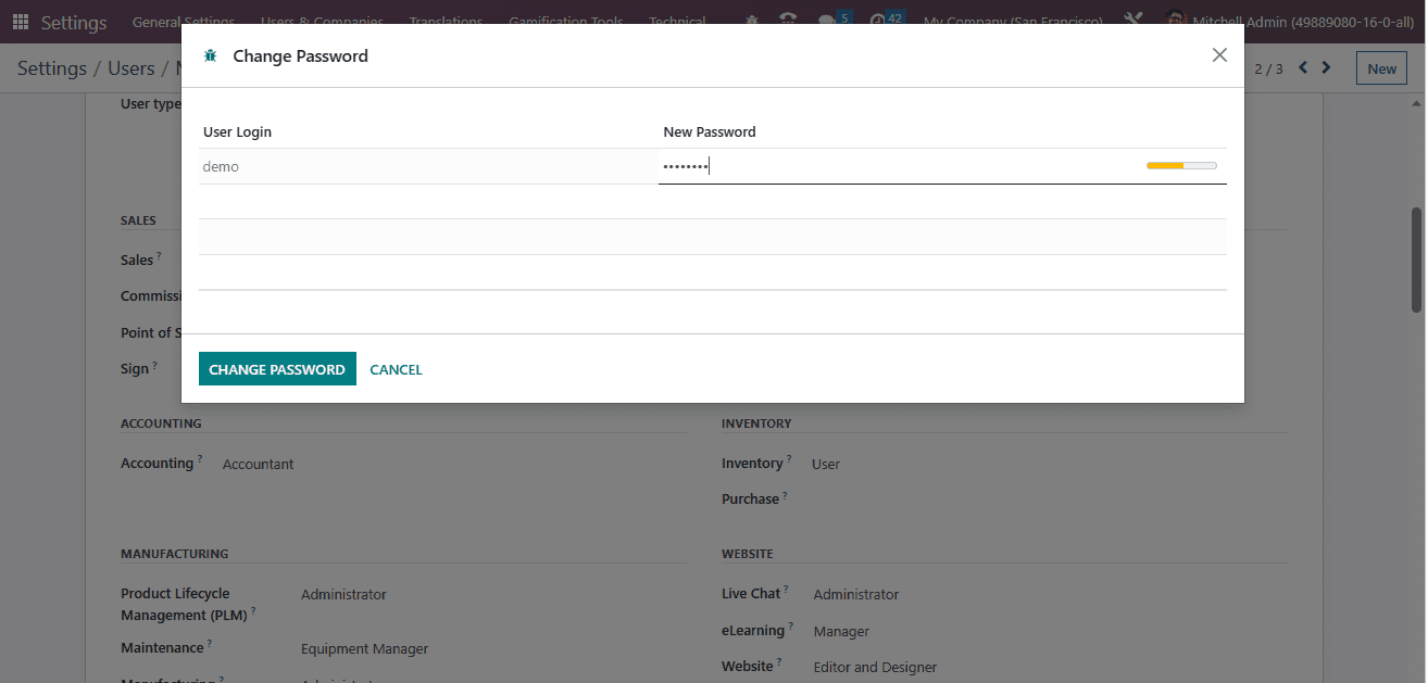 What Are the Access Rights Available in the Odoo 16 CRM-cybrosys