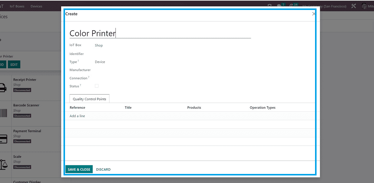 What are the Features of Odoo 16 IoT Module-cybrosys