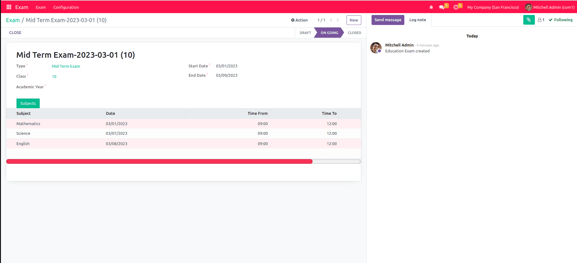 What Are The Features Of The Odoo 16 Educational Exam Management-cybrosys