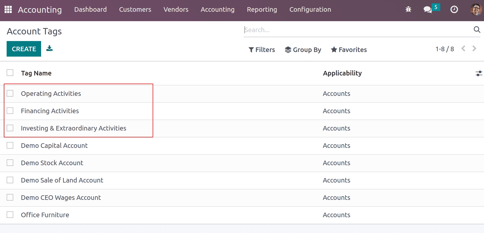 What is Cash Flow Statement in Odoo 16 Accounting