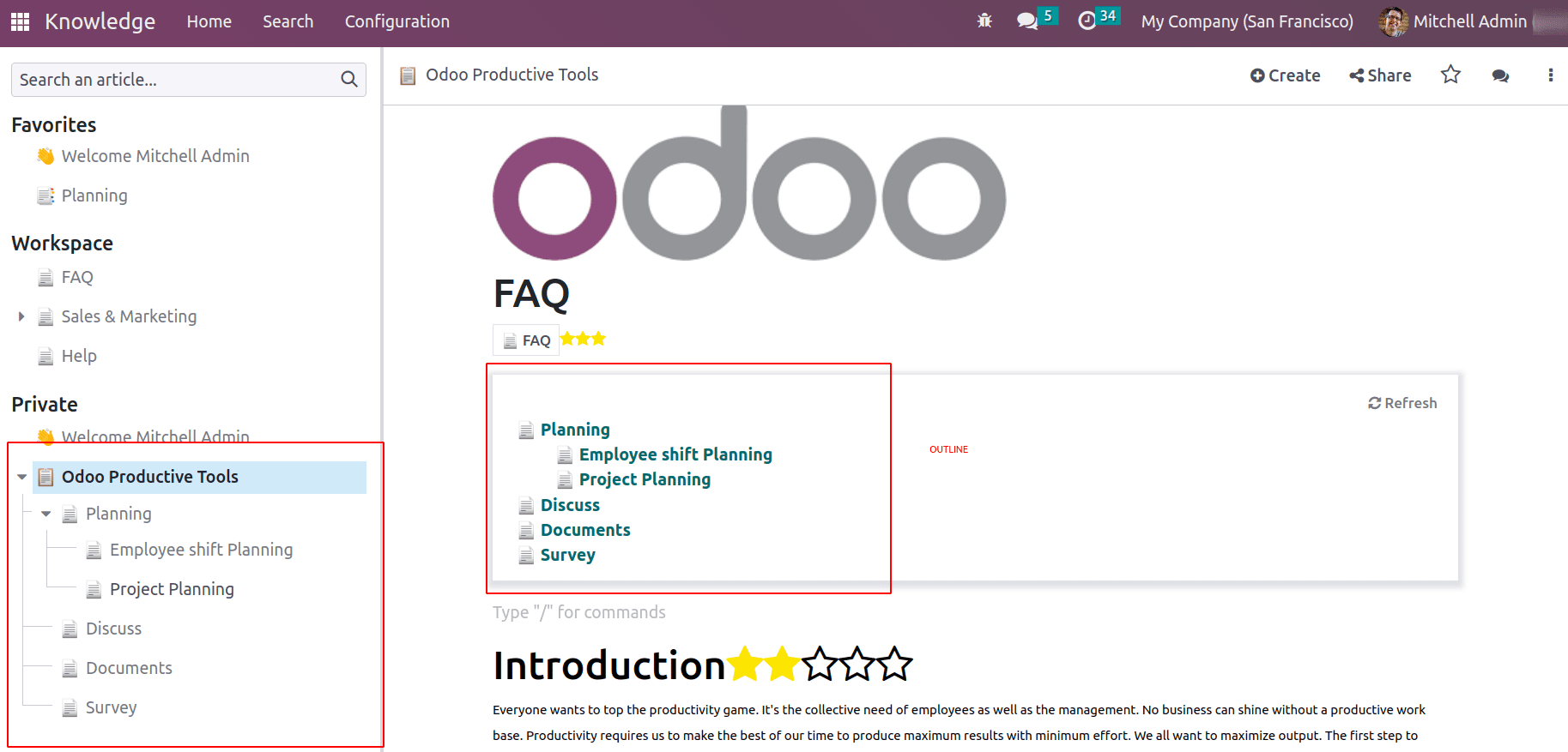 What Is Knowledge Module In Odoo 16-cybrosys