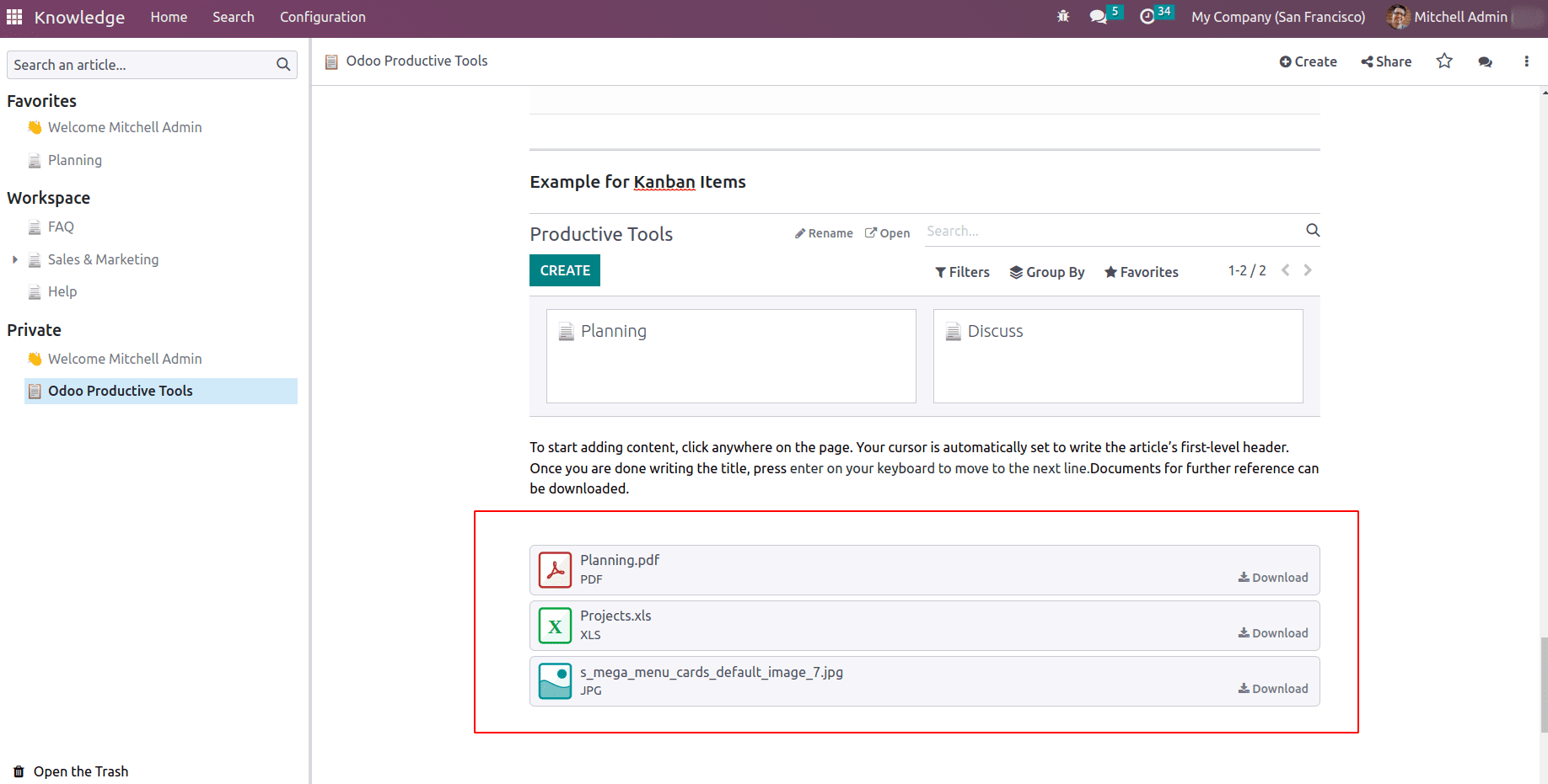 What Is Knowledge Module In Odoo 16-cybrosys