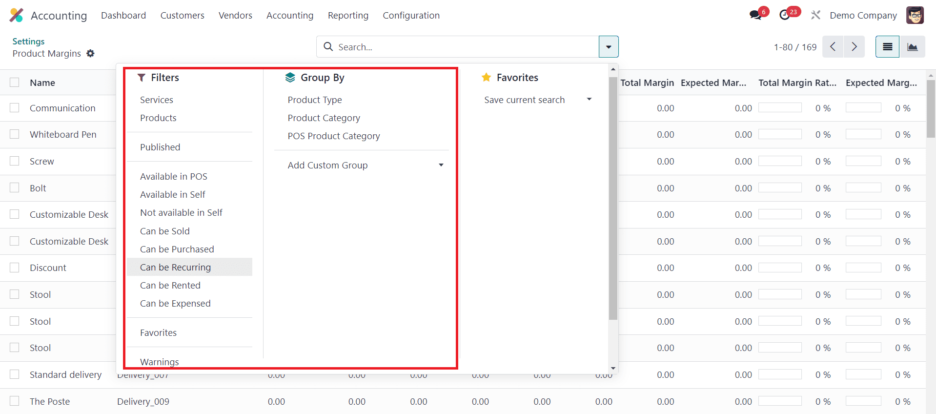 An Overview of Invoice & Product Margin Analysis in Odoo 17 Accounting-cybrosys