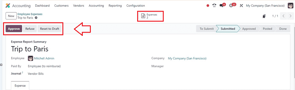 How to Manage Employee Expenses in Odoo 17 Accounting-cybrosys