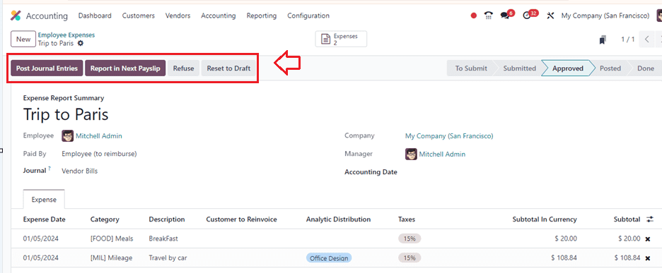 How to Manage Employee Expenses in Odoo 17 Accounting-cybrosys